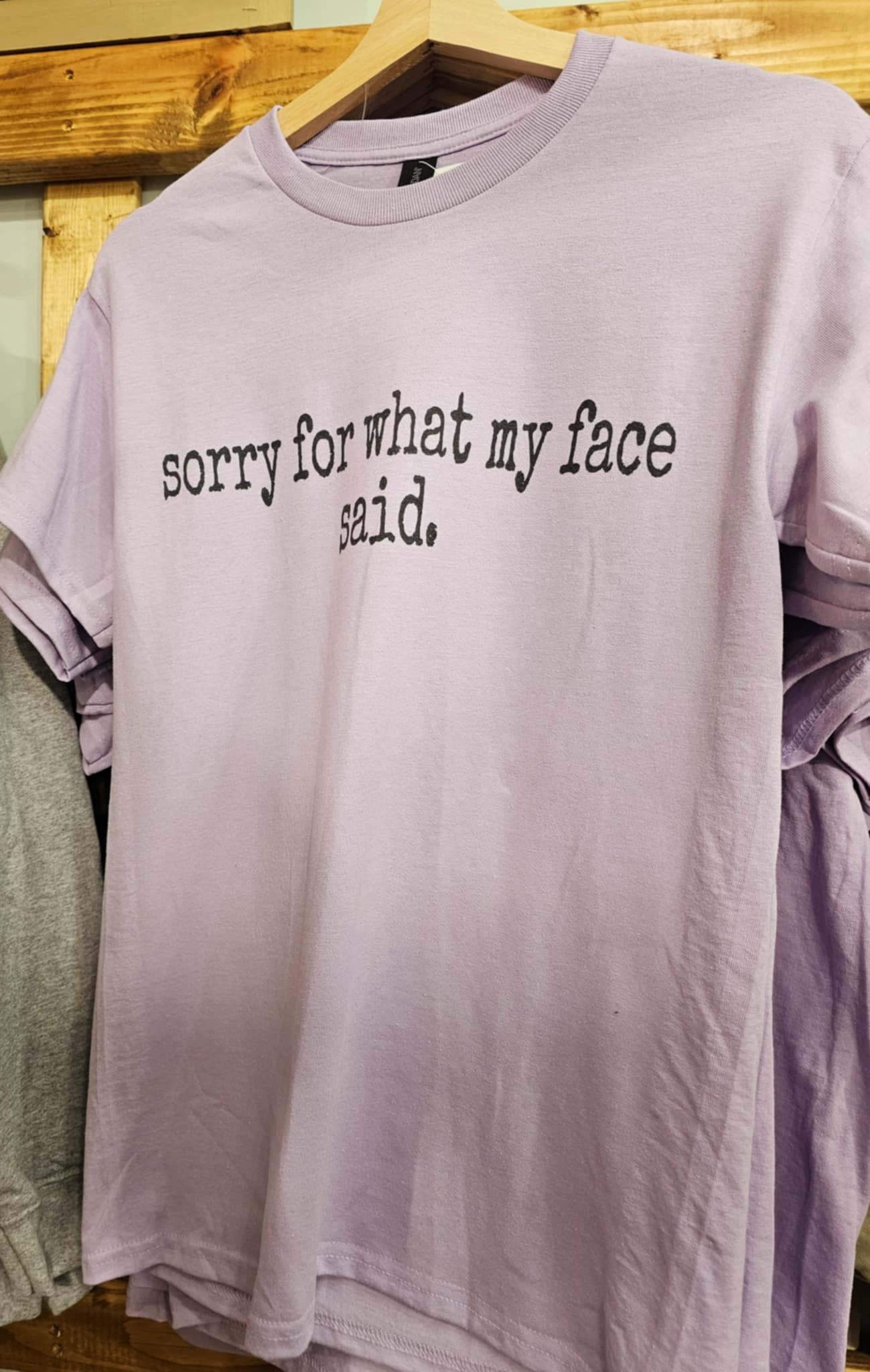 Sorry for What My Face Said