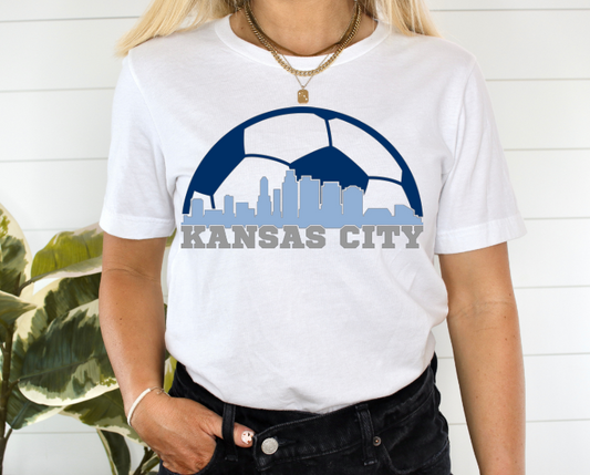 Kansas City Soccer Skyline - Sporting