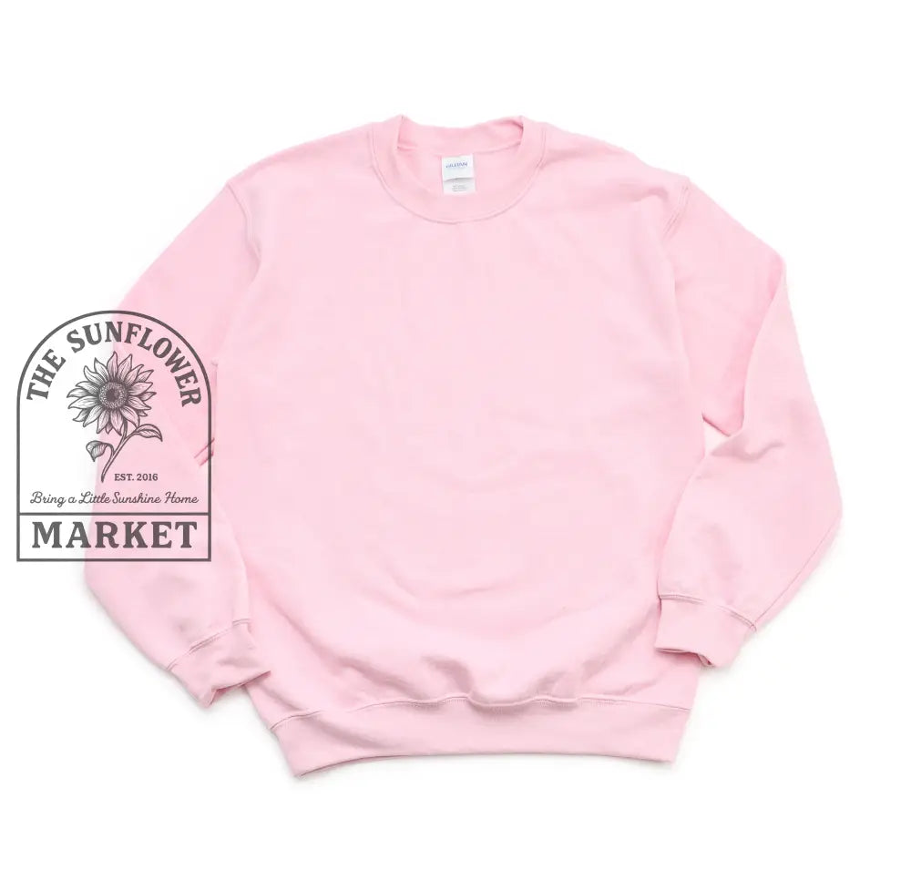 Roses Are Red - Small / Gildan Pink Crew