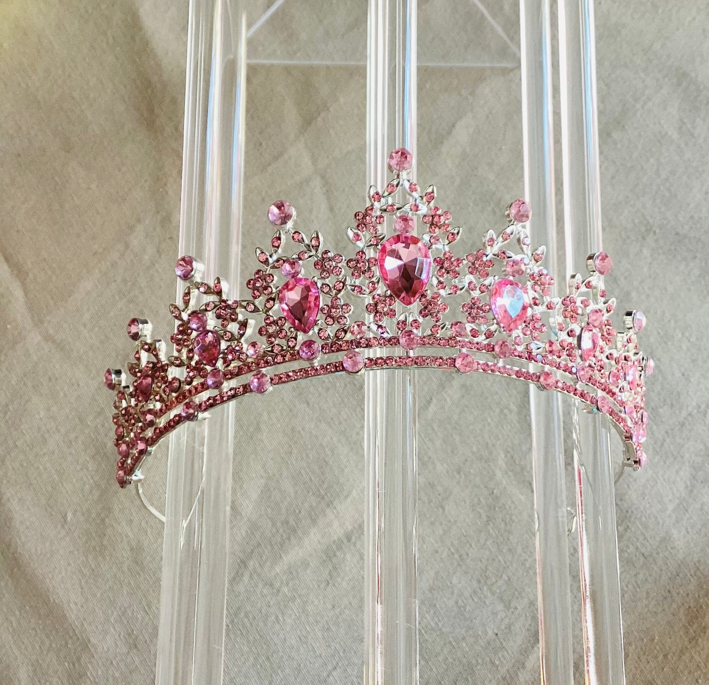 Small Bubblegum Pink Tiara