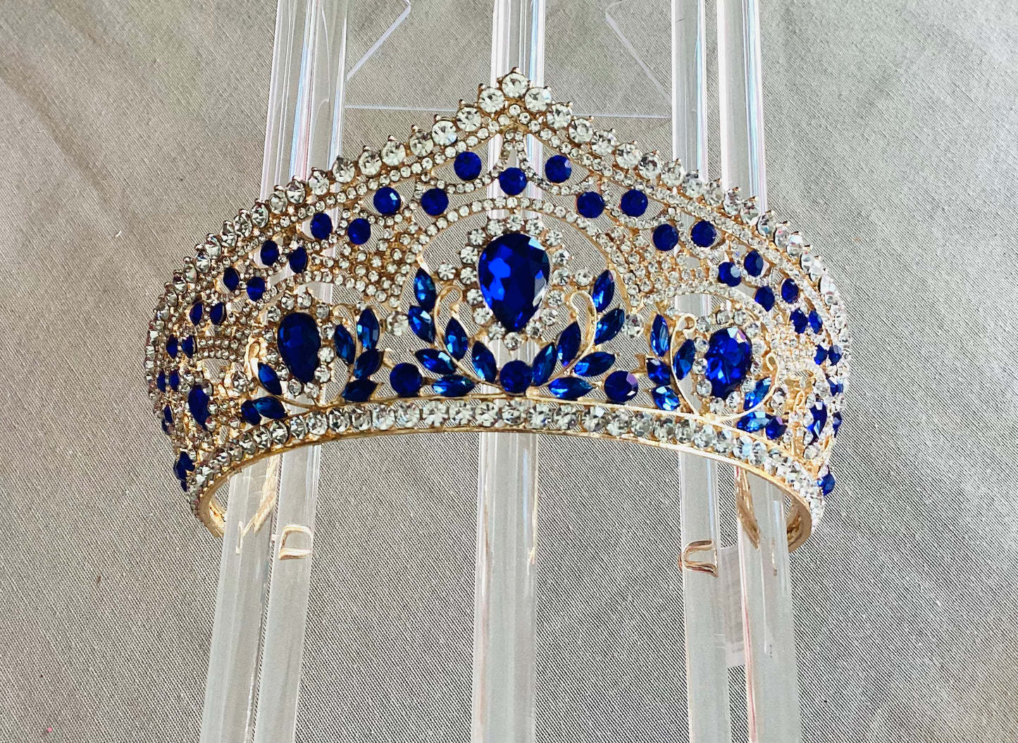 Blue/Gold Tiara