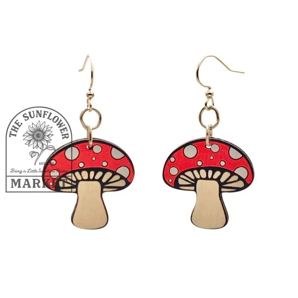 Mushroom Earrings