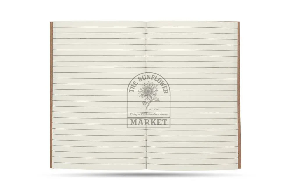 Notorious RBG Kraft Notebook With 60 Lined Sheets