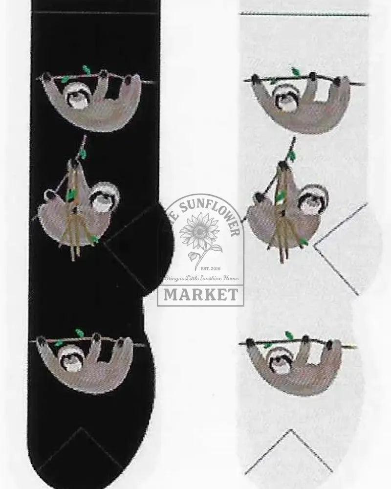 Sloth socks - Black