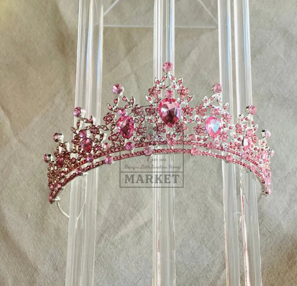 Small Bubblegum Pink Tiara