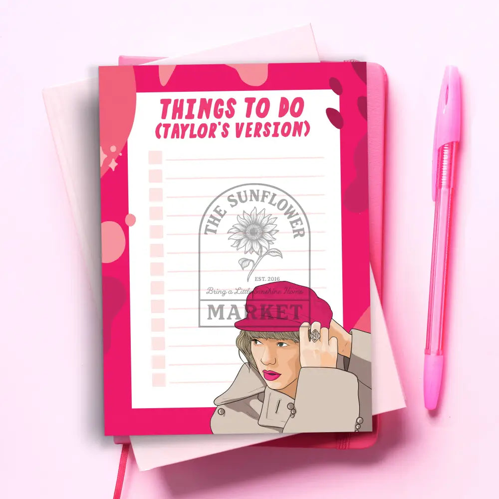 Taylor Funny To Do List Notepad