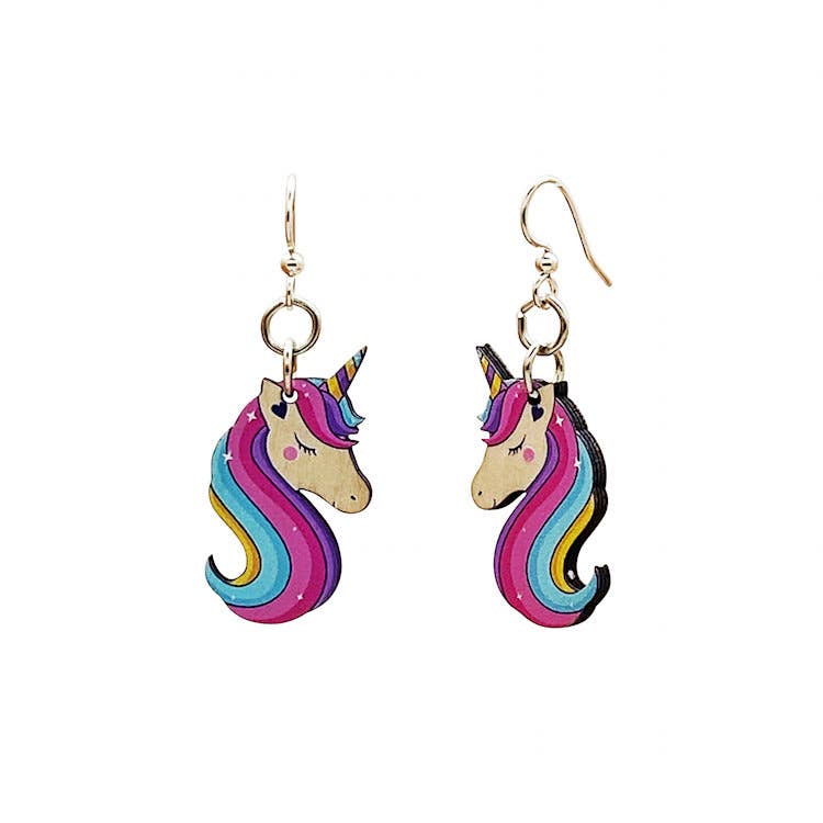 Bashful Unicorn Earrings