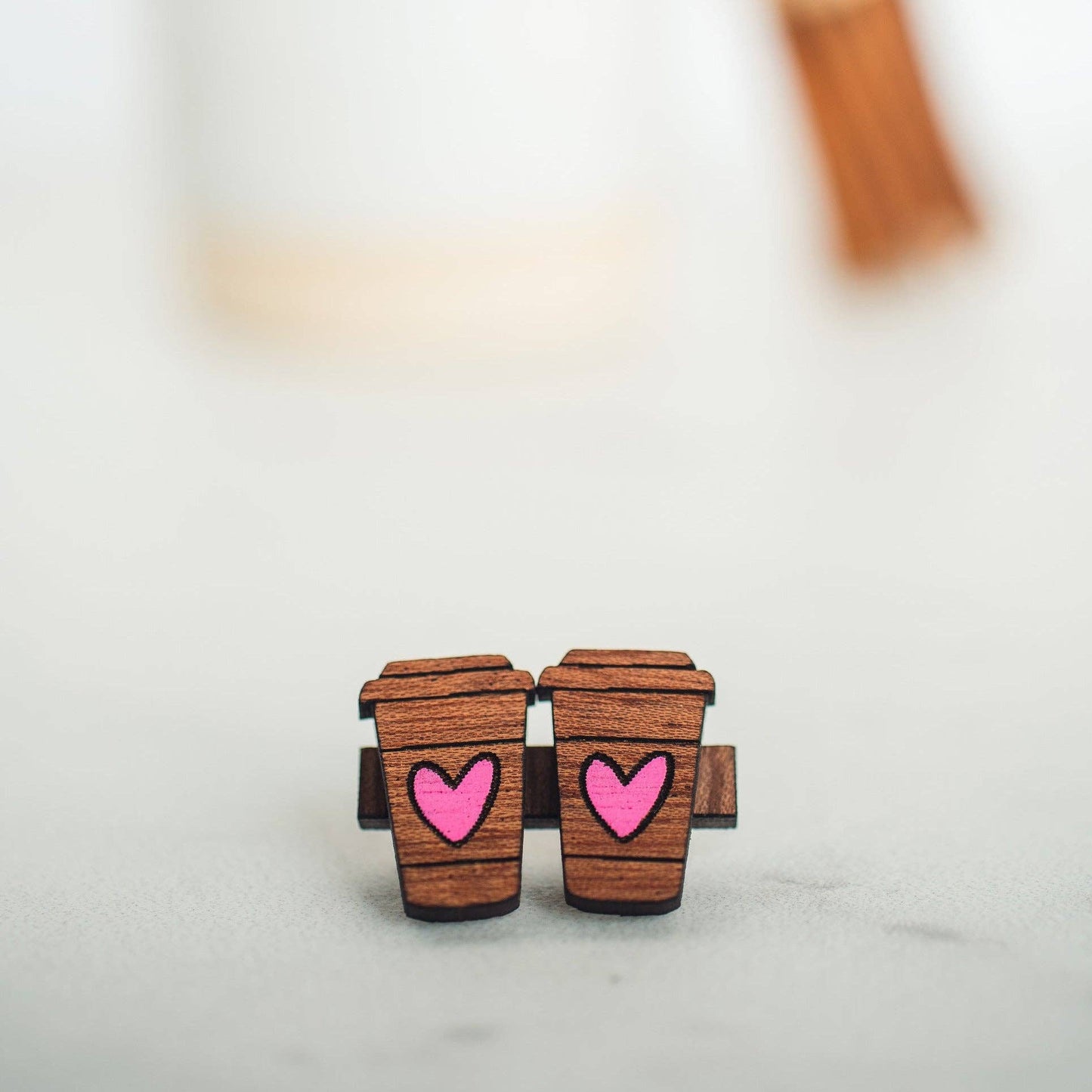 Coffee Cup Wood Studs