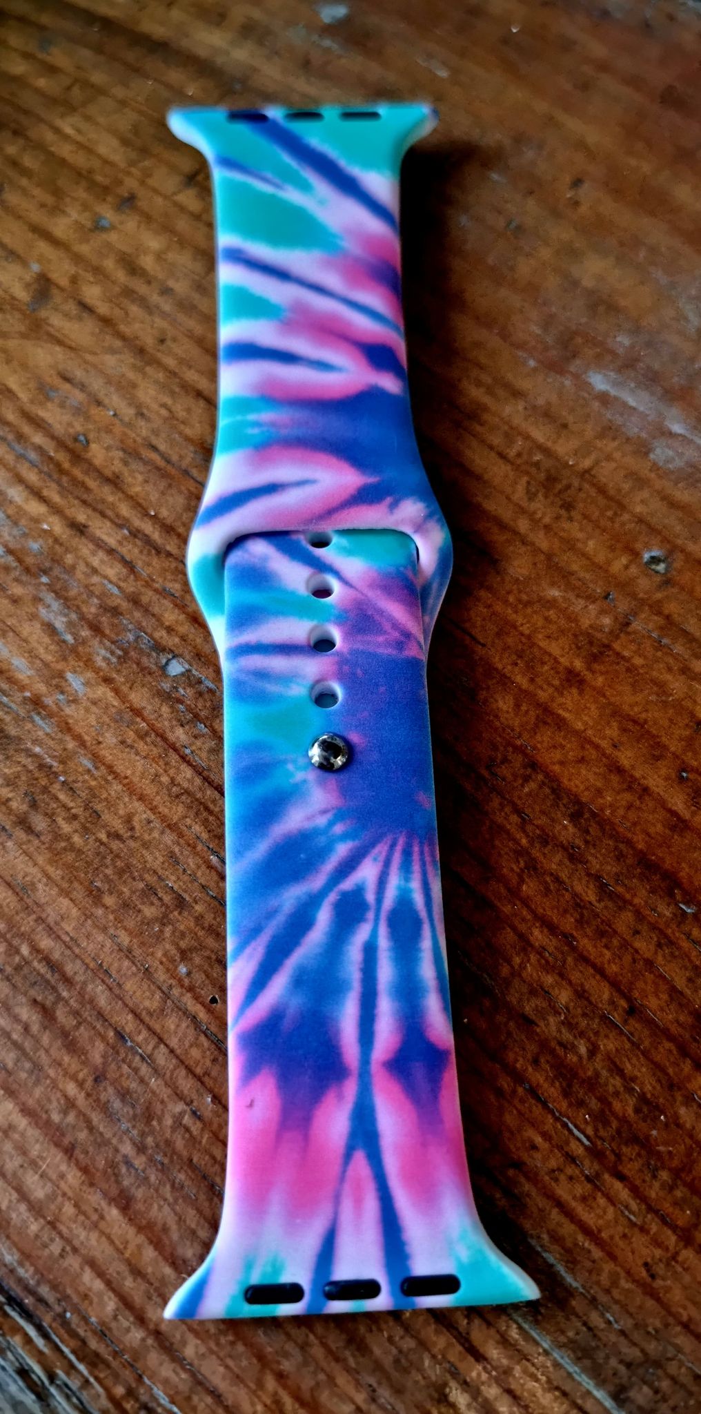 38 Light Pink/Teal Tie Dye