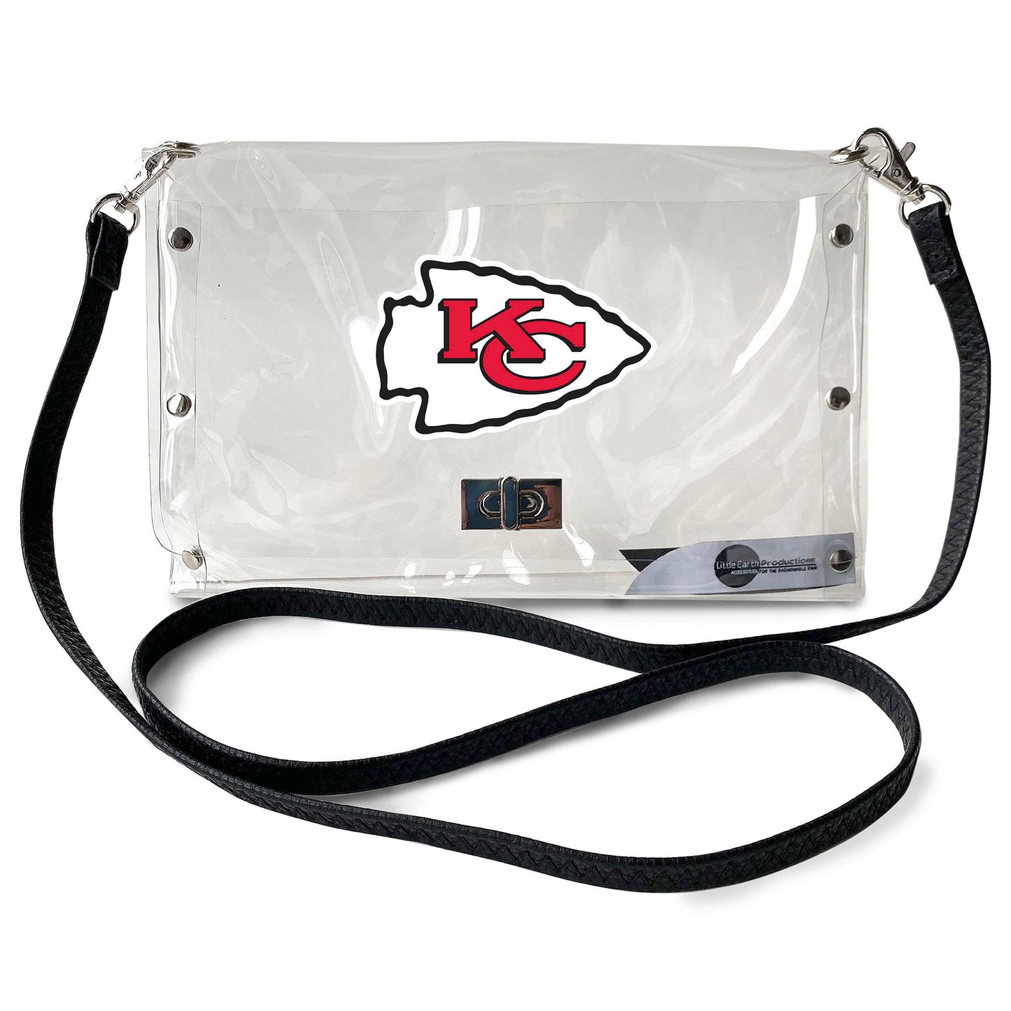 NFL Kansas City Chiefs Clear Envelope Purse