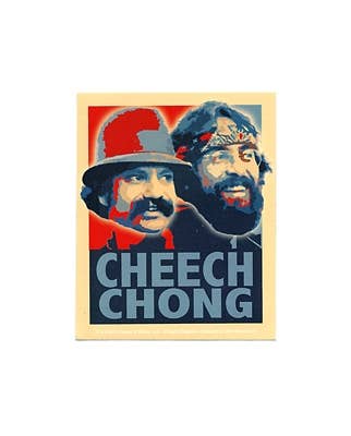 CHEECH & CHONG RETRO STICKER