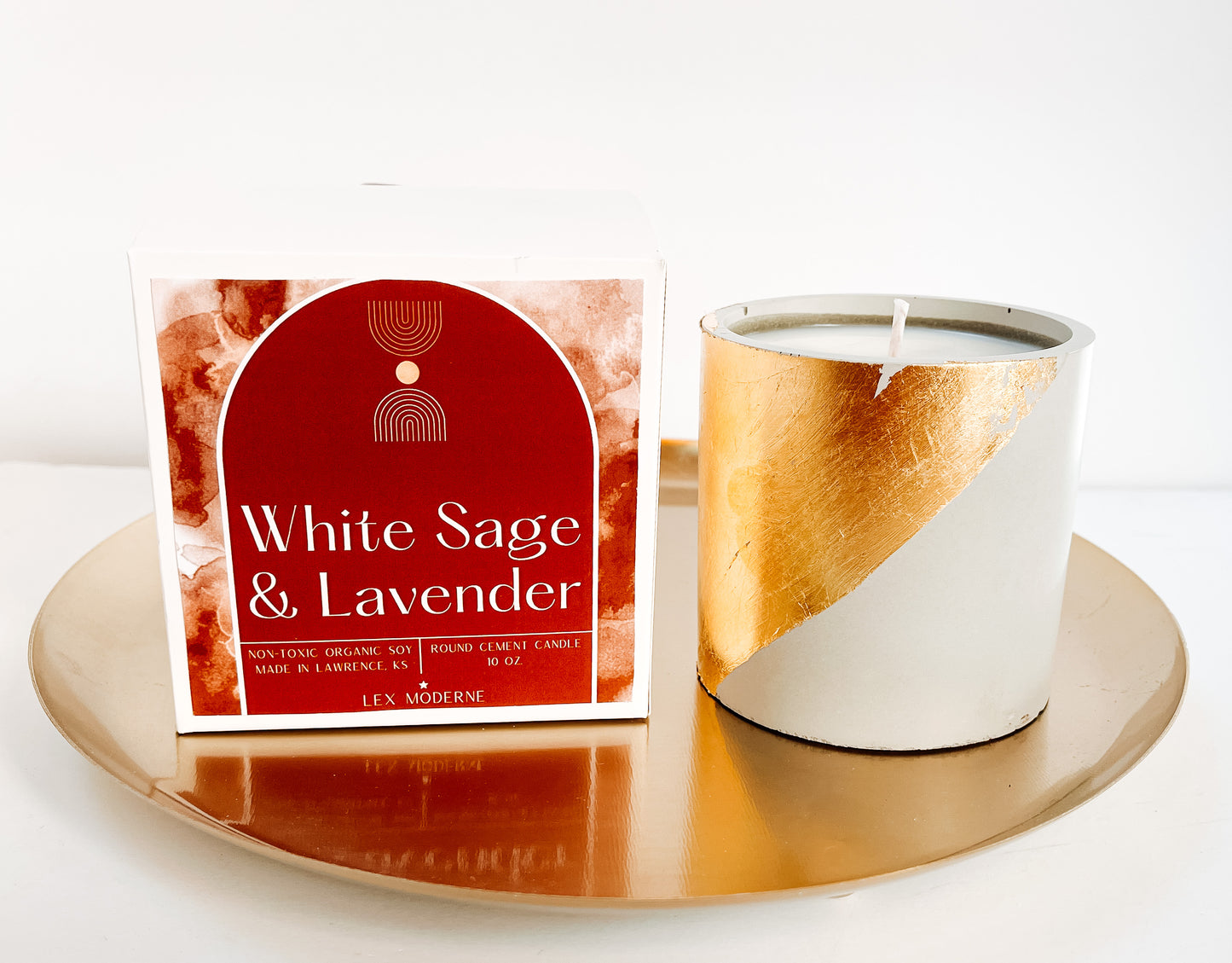 Large Cement Candles