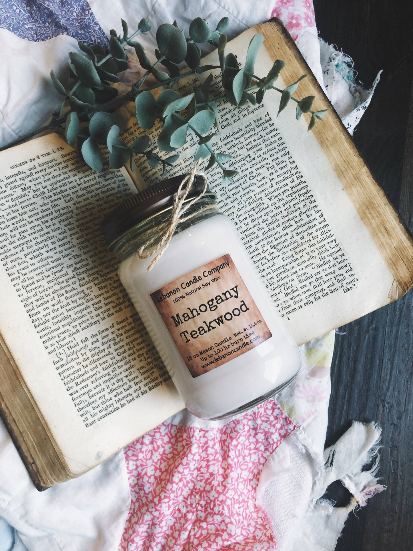 Mahogany Teakwood: Candle