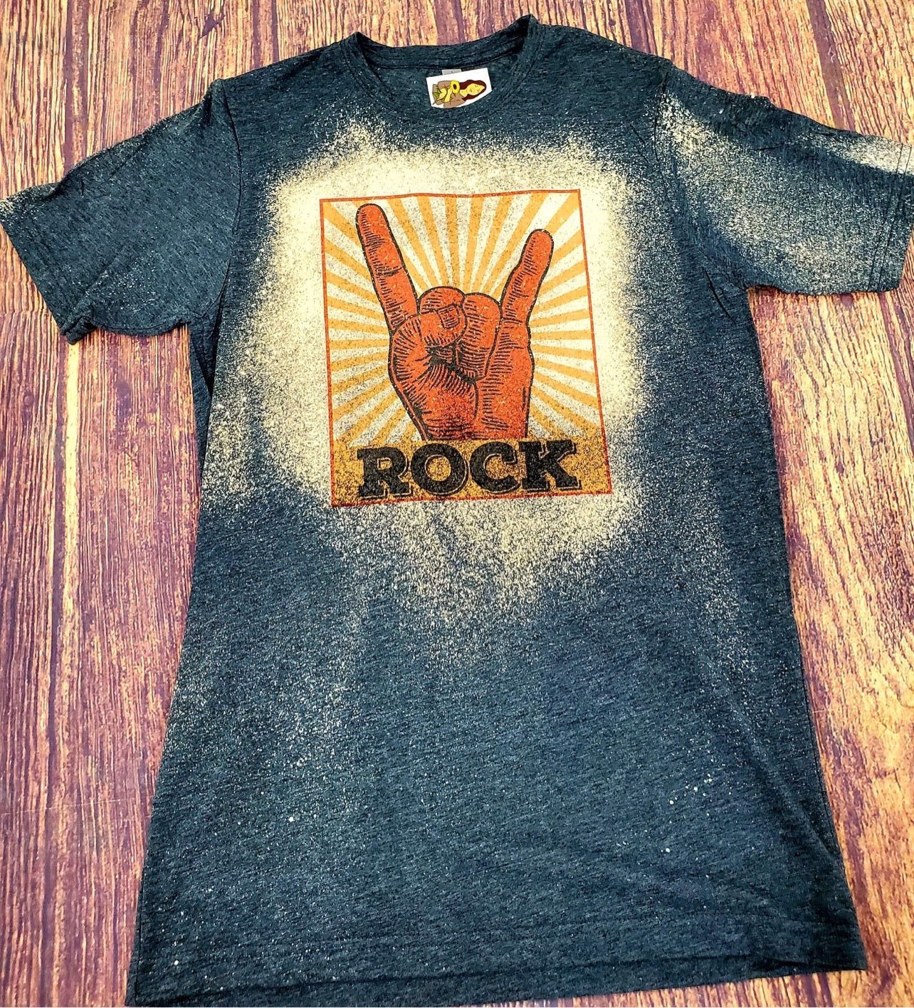 Retro Rock Bleached Tee