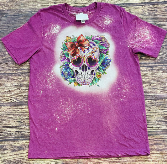 Neon Sugar Skull Dia De Los Muertos