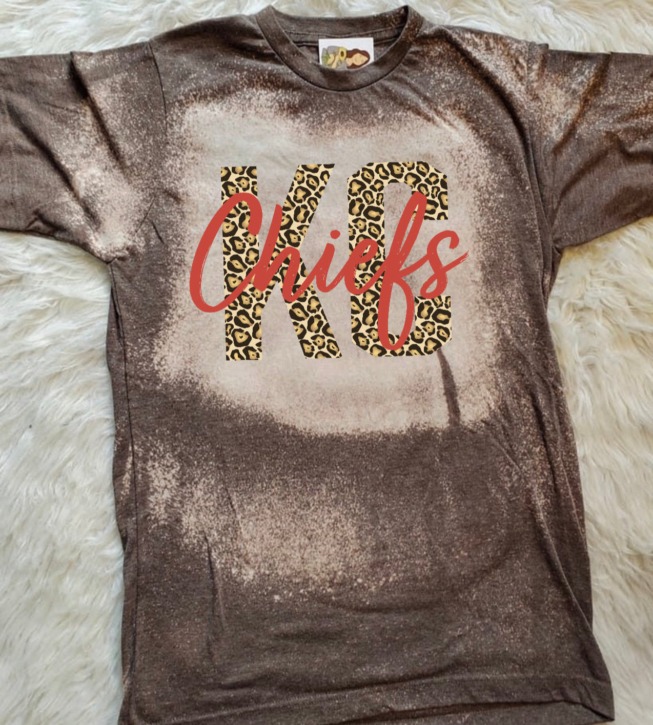 KC Chiefs Leopard Tee – The Sunflower Market