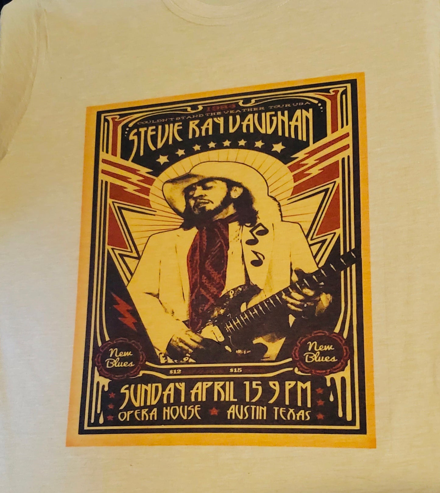 Stevie Ray Vaughan Concert Tee