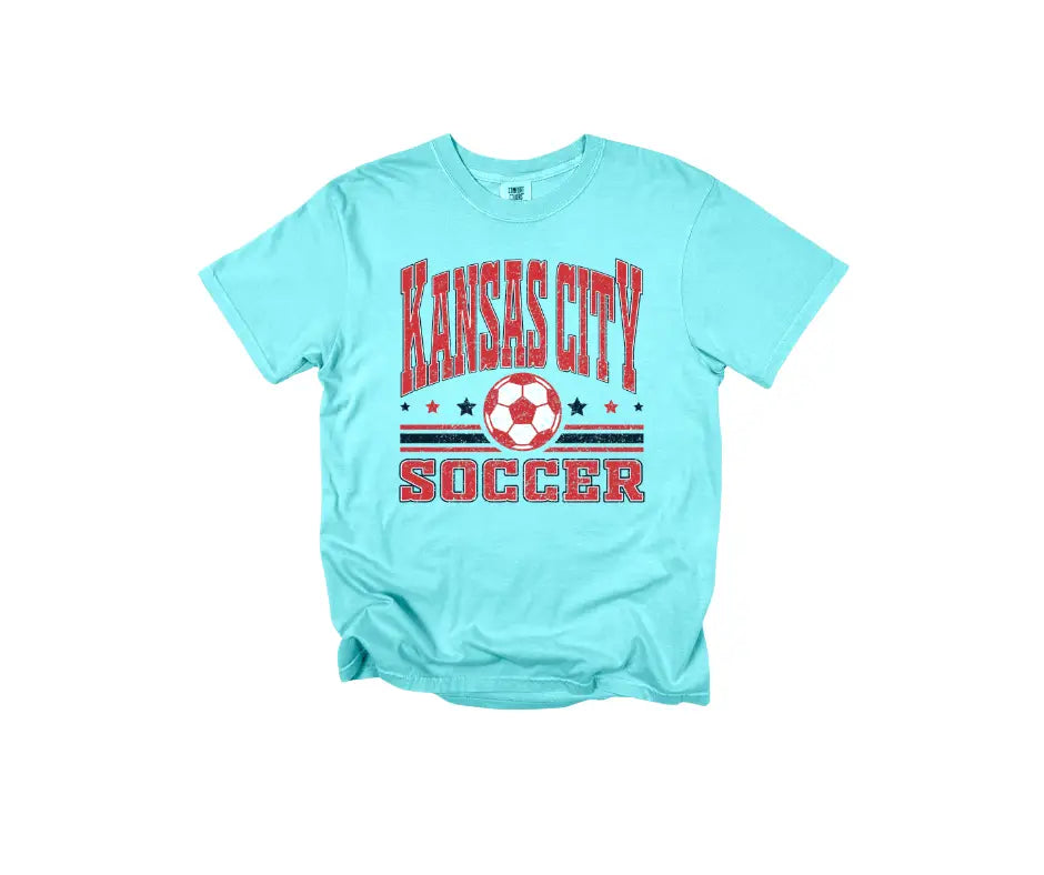 KC Soccer Apparel Kansas City Heart Blue Daisy Designs – The Sunflower ...