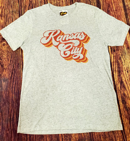 Gold and Red Kansas City Retro Tee