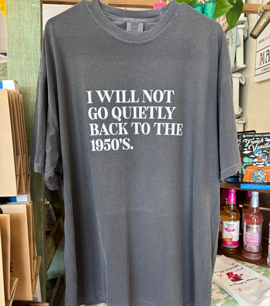 I Will Not Go Back