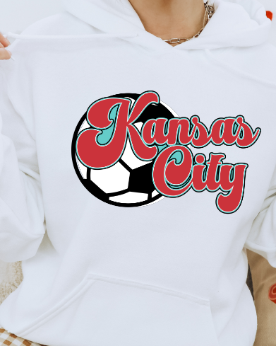 Retro Kansas City Teal Soccer