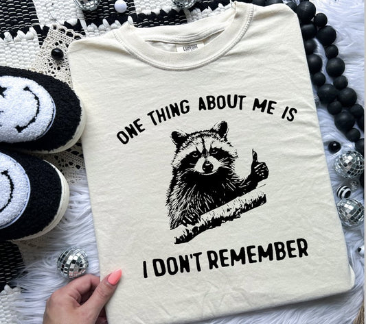 I Don’t Remember
