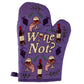 Wine Not? Oven Mitt Cool Winery Gift Idea Funny Drinking: Oven Mitt / Purple