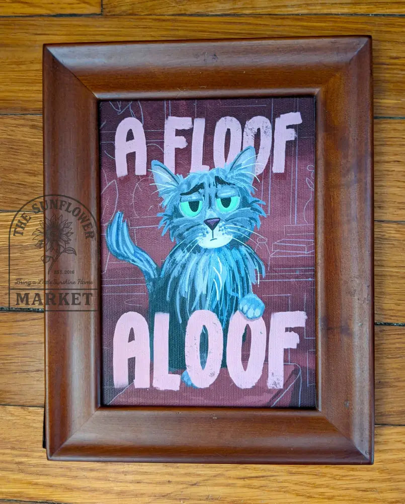 8x10 Paper Print - A floof aloof