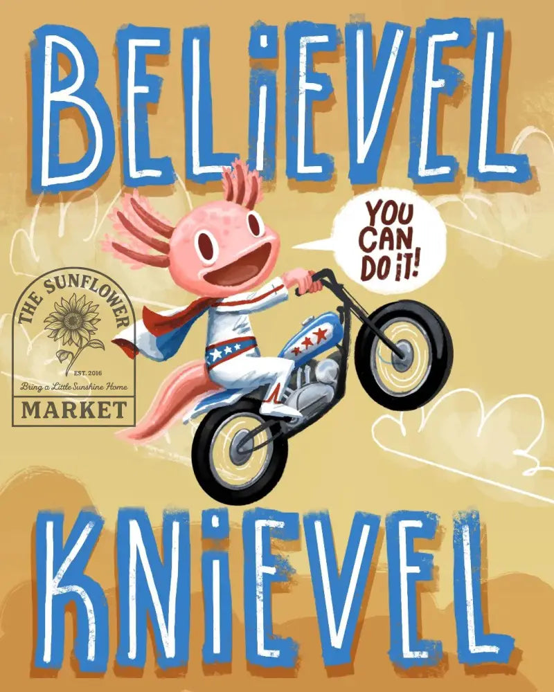 8x10 Paper Print - Believel knievel