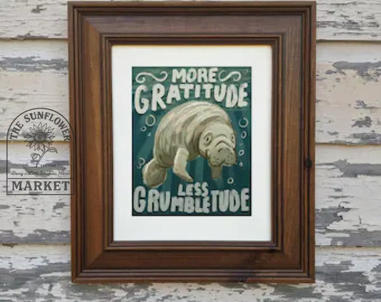 8x10 Paper Print - More gratitude