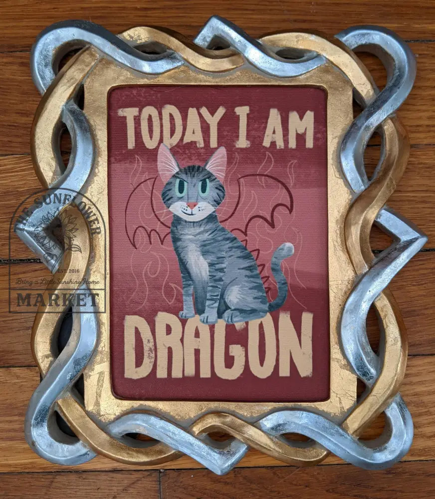 8x10 Paper Print - Today I am dragon