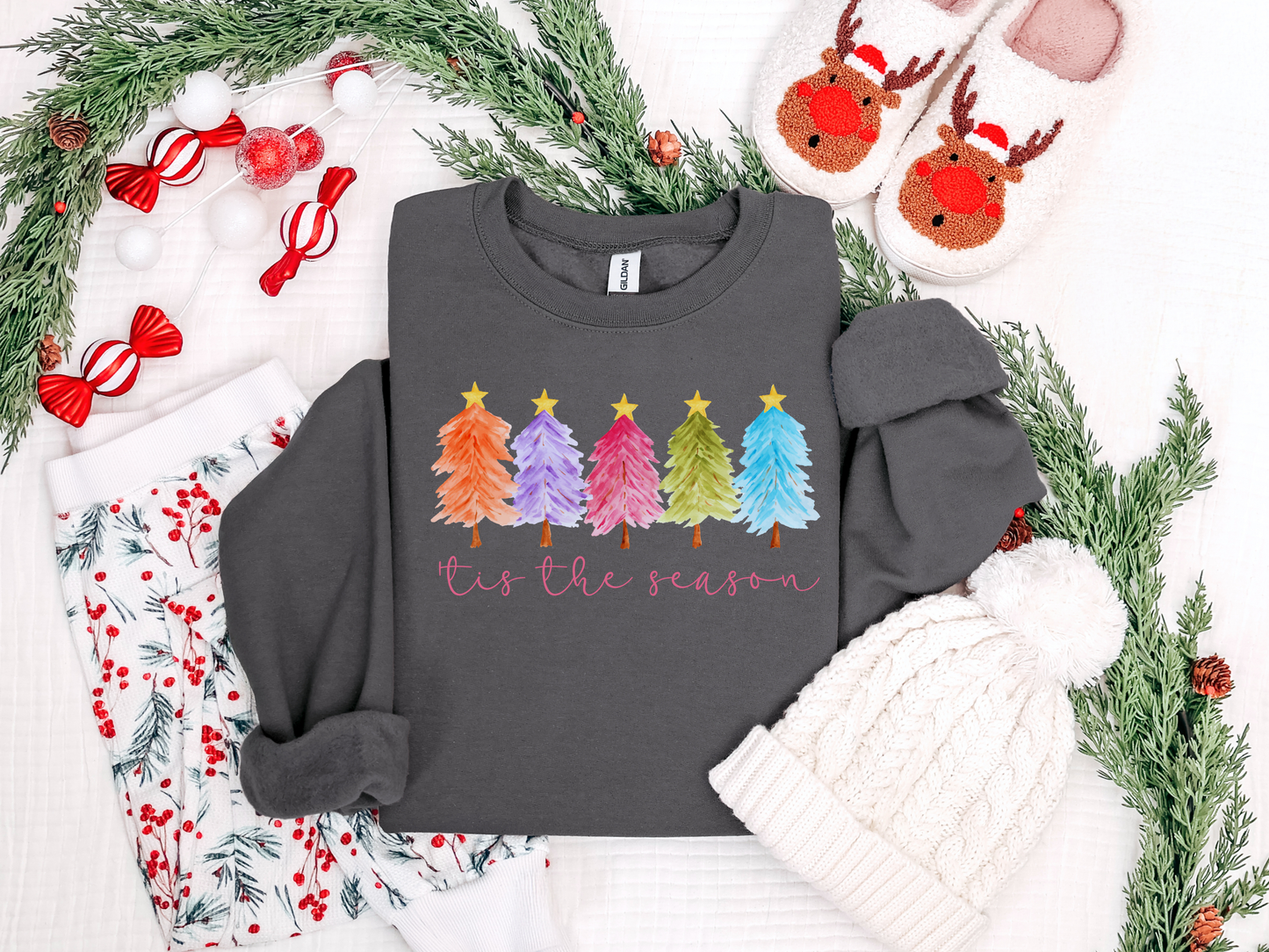 Tis the Season Colorful Tree