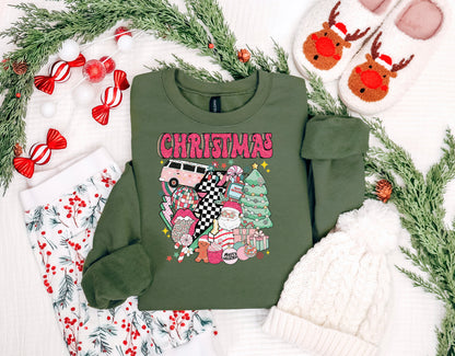 Christmas Collage Pink