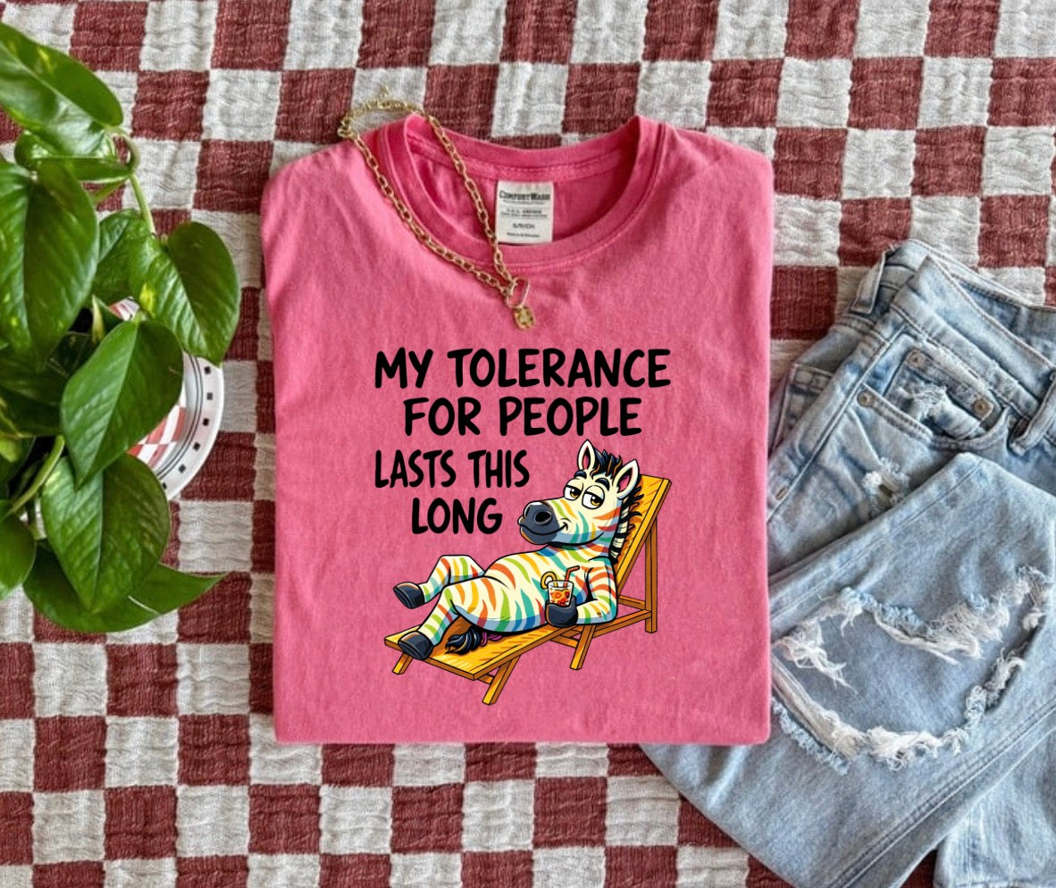 Tolerance For People