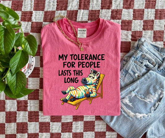 Tolerance For People