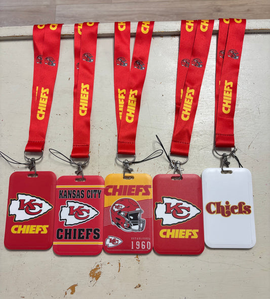 Chiefs Lanyard with Badge Holder