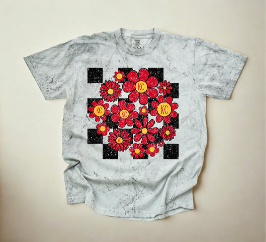 KC Red Gold Daisies