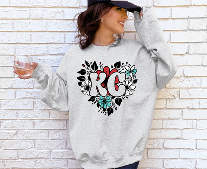 Kc Teal Soccer Floral