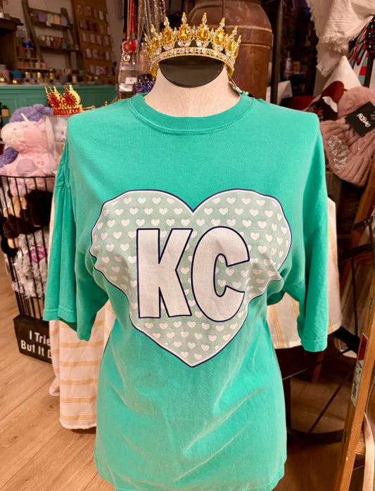 KC Teal Heart
