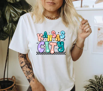 Retro Colorful KC Check