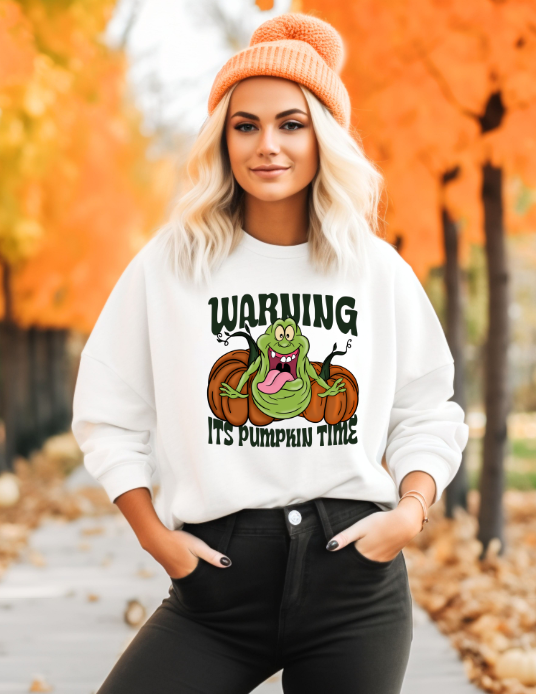 Warning It's Pumpkin Time