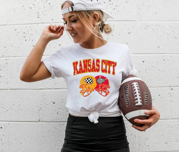 Kansas City Checkered Helmet
