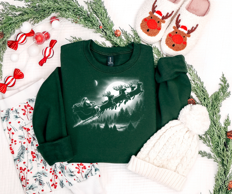 Vintage Santa Sleigh