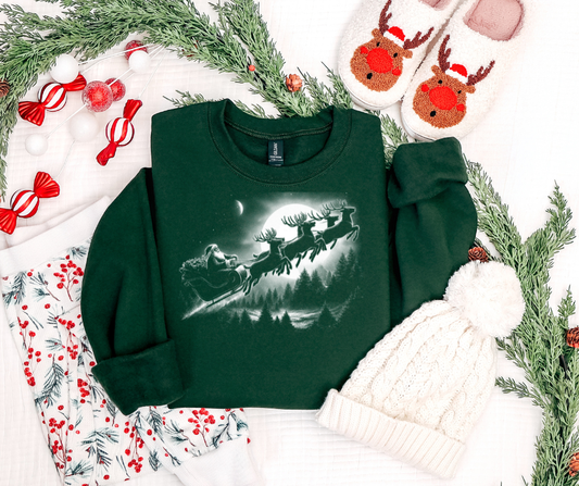 Vintage Santa Sleigh