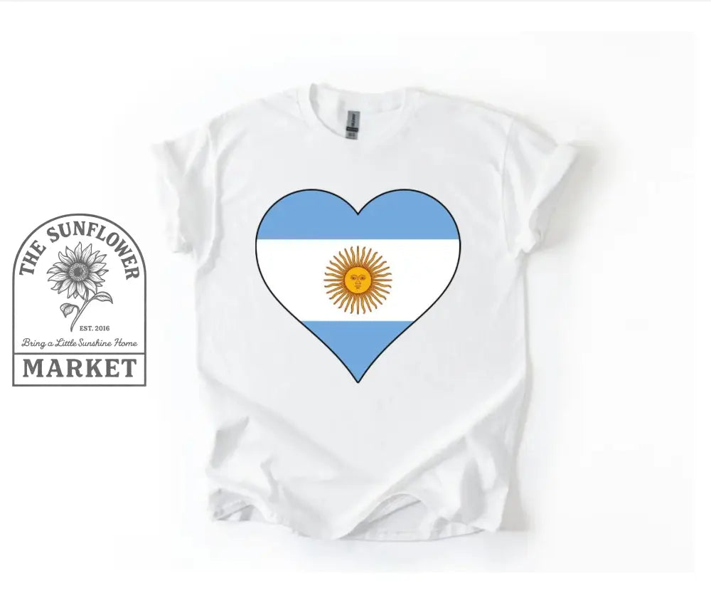 Argentina Flag Heart