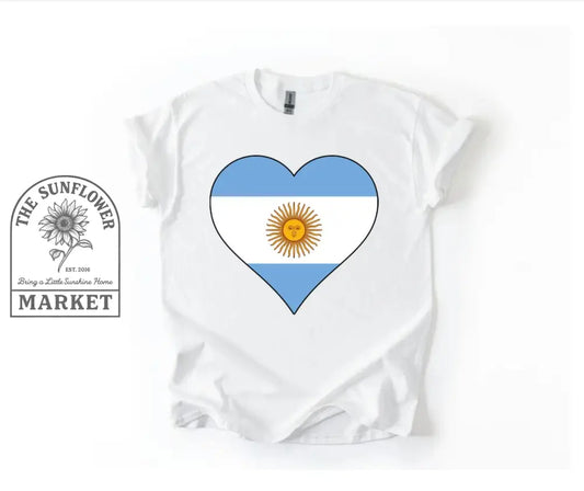 Argentina Flag Heart