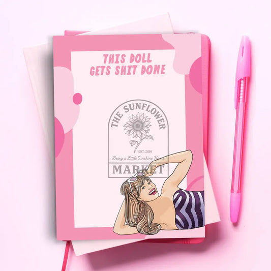 Barbie Funny Notepad - Pop Culture Gift - This Doll...