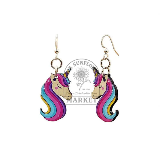 Bashful Unicorn Earrings