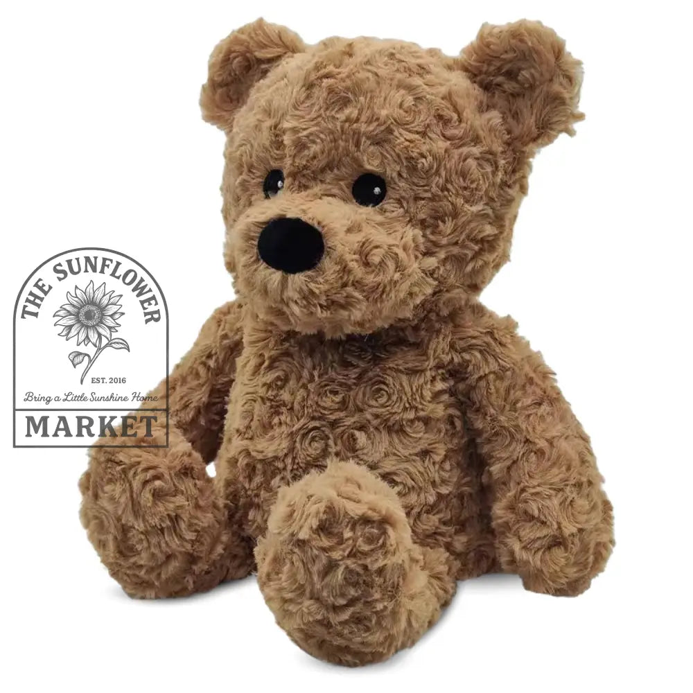 Brown Curly Bear Warmies - shopthemarket