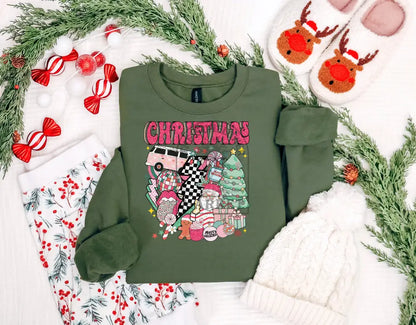 Christmas Collage Pink